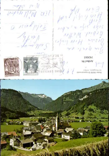 742661 Bezau Bregenzerwald mit Hangspitze
