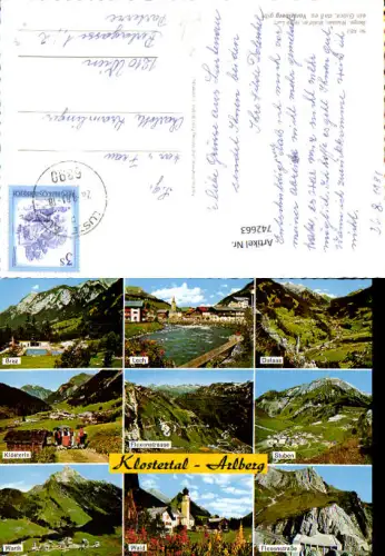 742663 Mehrbild AK Braz Lech Dalaas Stuben Wald