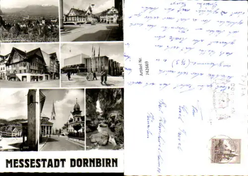 742669 Mehrbild AK Messestadt Dornbirn Ansichten