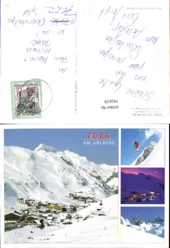 742679 Mehrbild AK Zürs a. Arlberg Wintersport