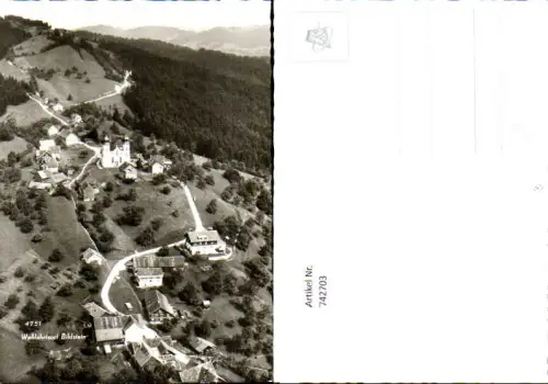 742703 Fliegeraufnahme Wallfahrtsort Bildstein Kirche Bregenz