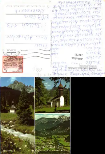 742711 Mehrbild AK Vandans im Montafon mit Rellstal Kapelle Vens Rellskapelle