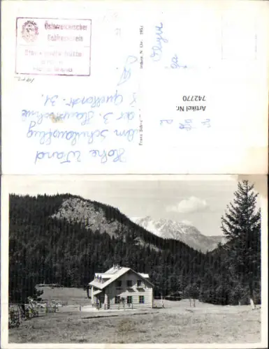 742770 Foto AK Stoawandlerhütte Hohe Wand Grünbach a. Schneeberg