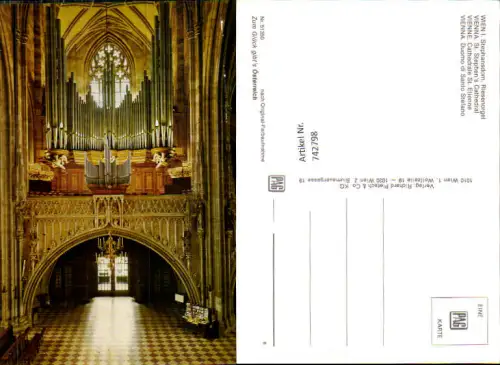 742798 Wien Vienna Stephansdom Riesenorgel Orgel