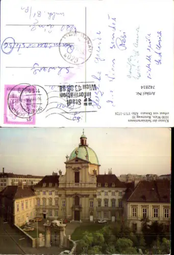 742814 Wien Vienna Kloster der Salesianerinnen Rennweg 10