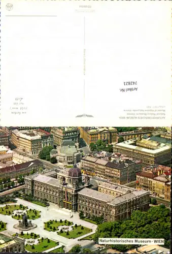 742821 Fliegeraufnahme Wien Vienna Naturhistorisches Museum
