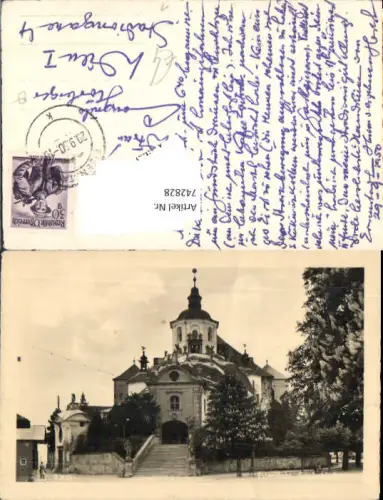 742828 Foto AK Eisenstadt Haydnkirche Bergkirche