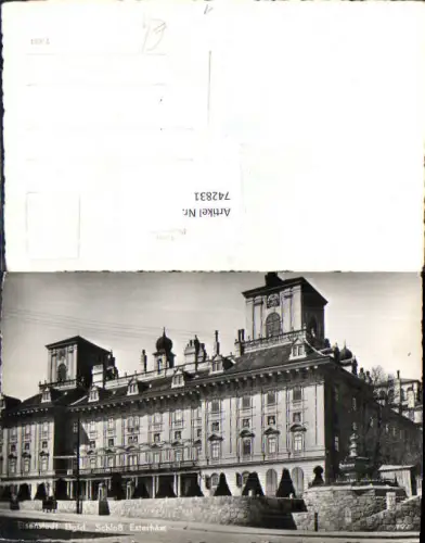 742831 Foto AK Eisenstadt Schloss Esterhazy