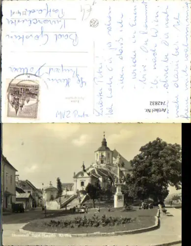 742832 Foto AK Eisenstadt Haydnkirche Bergkirche