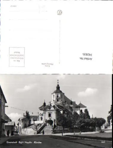 742835 Foto AK Eisenstadt Haydnkirche Bergkirche