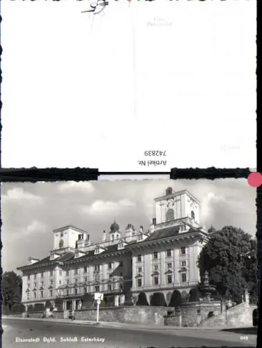 742839 Foto AK Eisenstadt Haydnkirche Bergkirche
