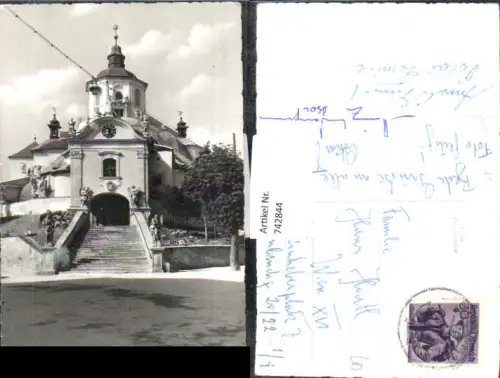 742844 Foto AK Eisenstadt Haydnkirche Bergkirche
