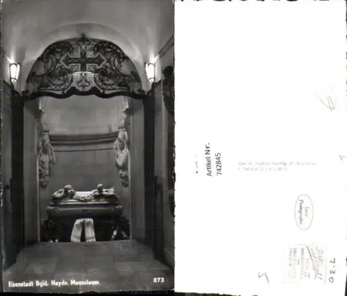 742845 Foto AK Eisenstadt Haydn Mausoleum Gruft