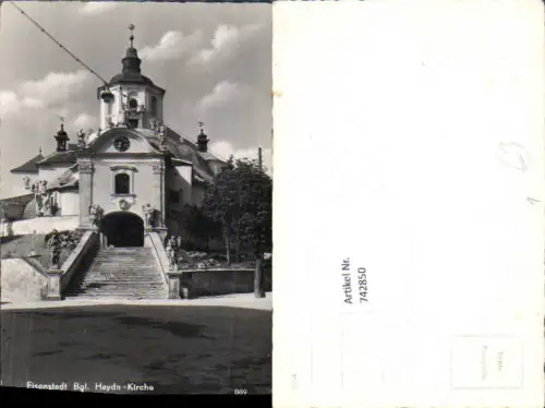 742850 Foto AK Eisenstadt Haydnkirche Bergkirche