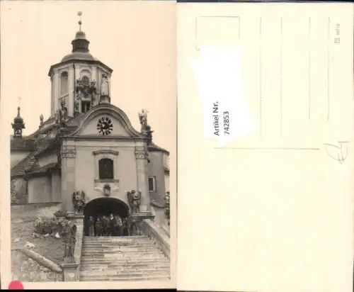 742853 Foto AK Gruppenbild Kinder Eisenstadt Haydnkirche Bergkirche