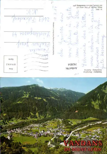 742854 Vandans im Montafon Totale