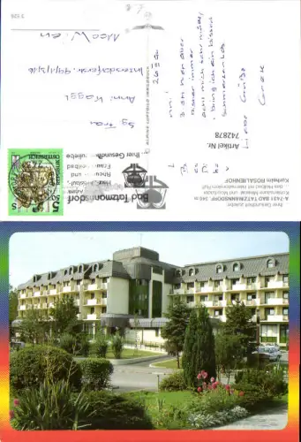742878 Bad Tatzmannsdorf Kurheim Rosalienhof