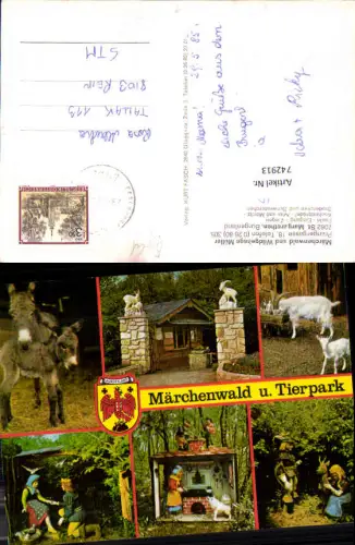 742913 Mehrbild AK St Margarthen Märchenwald u. Tierpark Ruster Berg Märchen Tiere Kinder