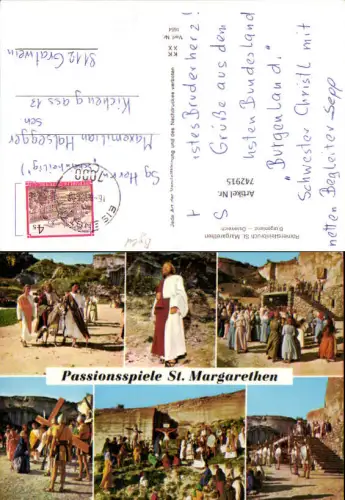 742915 Mehrbild AK St Margarthen Passionsspielbühne Römersteinbruch Theater
