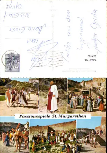 742917 Mehrbild AK St Margarthen Passionsspielbühne Römersteinbruch Theater