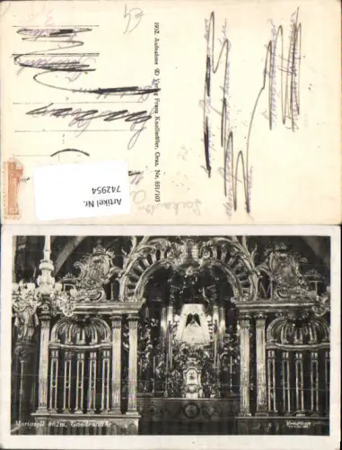 742954 Foto AK Mariazell Gnadenaltar