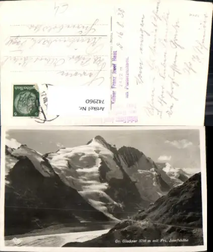 742960 Foto AK Heiligenblut a. d. Glocknerstraße Großglockner Franz-Josefshöhe