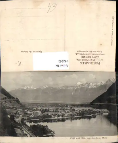 742962 Zell a. See geg. d. Steinerne Meer