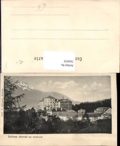742979 Schloss Amras b. Innsbruck