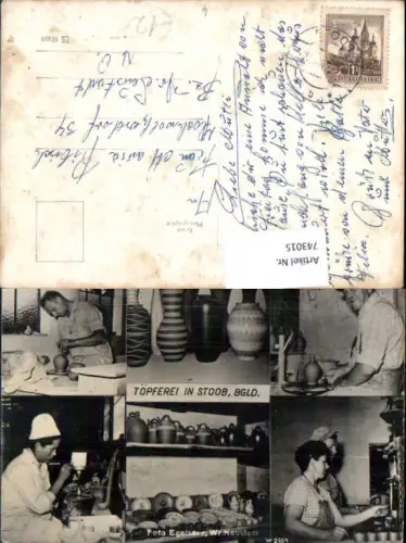 743015 Mehrbild AK Stoob Töpferei Handwerk
