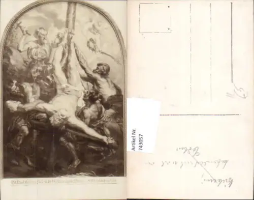 743057 Künstler AK Peter Paul Rubens Die Kreuzigung Religion
