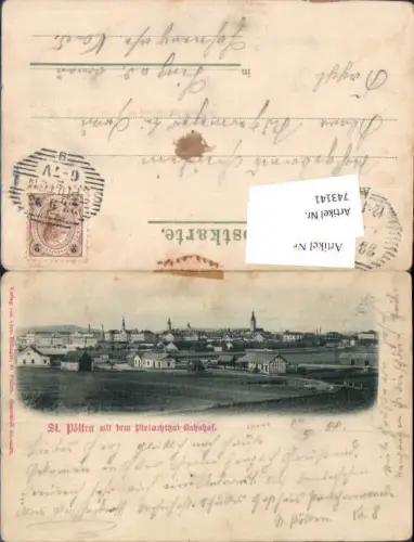 743141 St. Pölten Pielachthal Bahnhof 1898