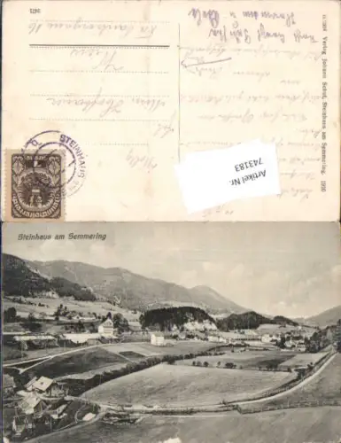 743183 Steinhaus am Semmering Bruck Mürzzuschlag