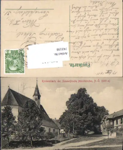 743198 Kirchenplatz Mönichkirchen am Wechsel Detailansicht