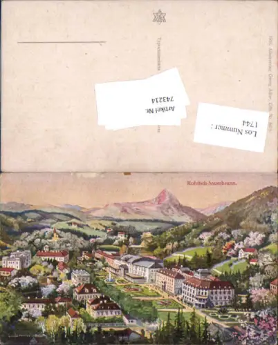 743214 Rohitsch Sauerbrunn Künstlerkarte Cilli