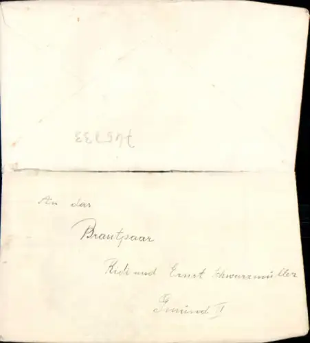 Brief Schwarzmüller Ernst Hochzeit Gmünd