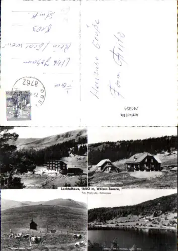 744354 Foto Mehrbild AK Lachtalhaus Wölzer-Tauern Schönberg-Lachtal Niederwölz