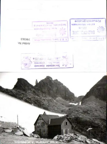744363 Foto AK Reisseckhütte gr. Mühldorfersee Mühldorf Kärnten