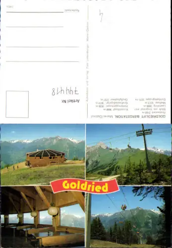 744418 Mehrbild AK Goldriedlift Bergstation Matrei i. Osttirol Goldried