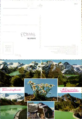 744423 Mehrbild AK Kaprun Tauernkraftwerke Mooserboden u. Drossensperre Kitzsteinhorn