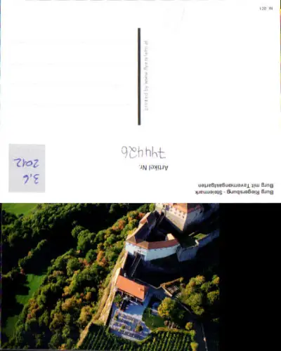 744426 Fliegeraufnahme Burg Riegersburg Burg m. Tavernengastgarten