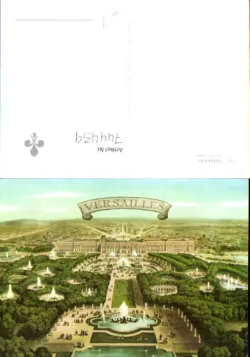 744439 Künstler AK Versailles Schloss Panorama France