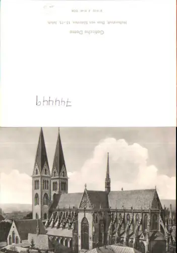 744449 Halberstadt Gotischer Dom von Südwesten
