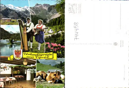 744458 Mehrbild AK Tyrol Mayrhofen Zillertal Tracht Musik Kühe Rinder