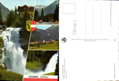 744461 Mehrbild AK Krimml Oberpinzgau Wasserfall VW Käfer