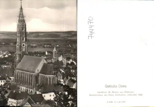 744470 Landshut St Martin von Südosten Gotischer Dom