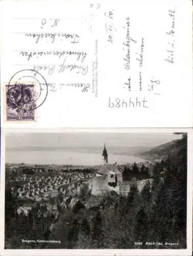 744489 Foto AK Bregenz am Bodensee Gebhardsberg pub Risch-Lau 8420