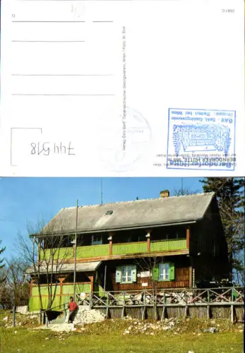 744518 Berndorfer Hütte a. d. Hohen Mandling Gutensteiner Alpen Miesenbach Pernitz