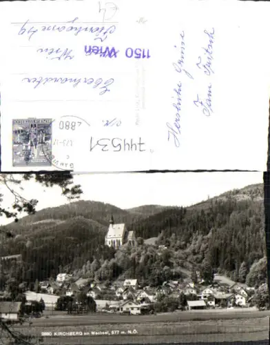 744531 Foto AK Kirchberg a. Wechsel Ansicht m. Kirche