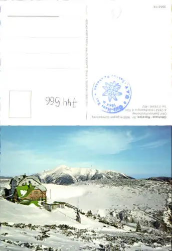 744566 Ottohaus Raxalpe geg. Schneeberg Hirschwang a. d. Rax Reichenau a. d. Rax