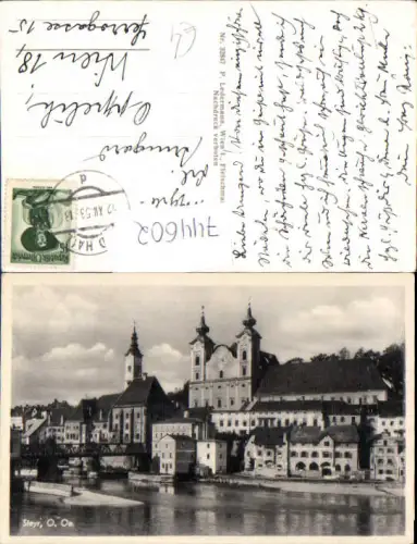 744602 Steyr Ansicht Brücke Kirche